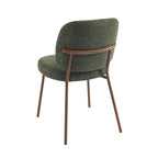 Moe - Lot De 2 Chaises - Tissu Vert