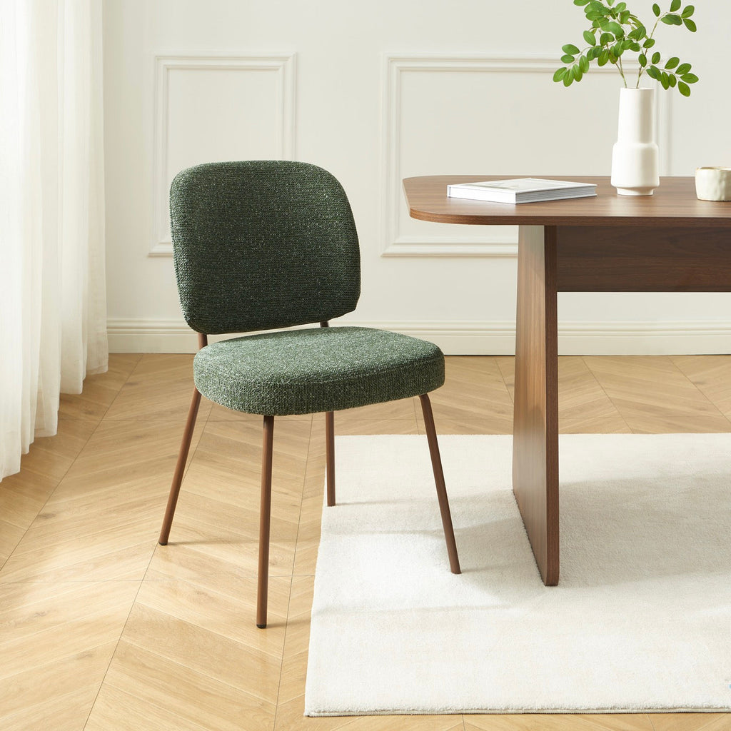 Moe - Lot De 2 Chaises - Tissu Vert
