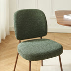 Moe - Lot De 2 Chaises - Tissu Vert