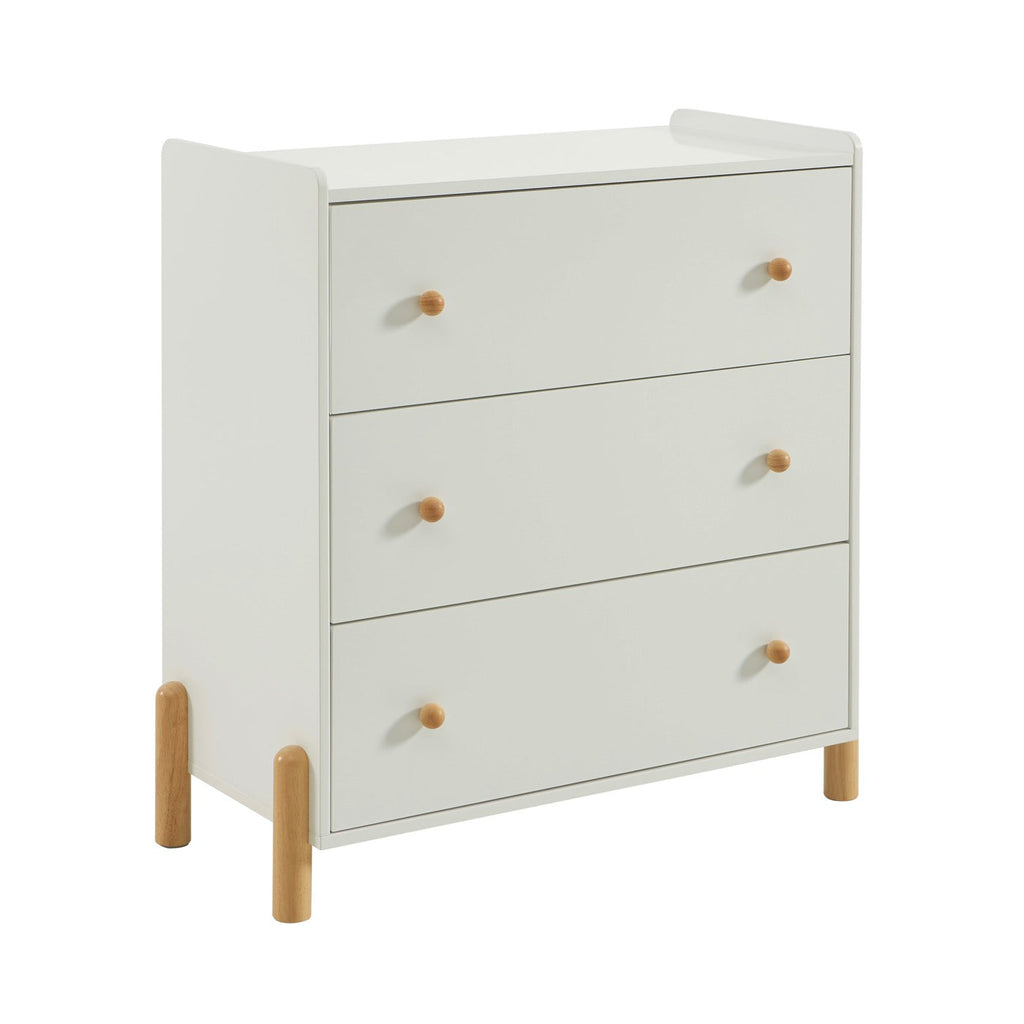 Mona - Commode Enfant 3 Tiroirs - Blanc