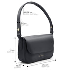 Sac Épaule Trotteur Monceau - Noir