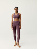 Legging Monogram - Dark Cherry - Femme