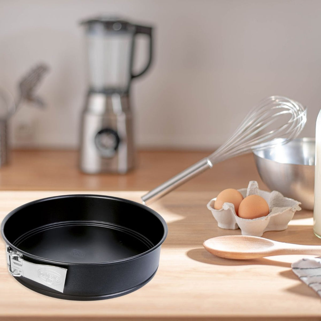 Dr Oetker - Lot De 2 Moules À Manqué 28/28 Cm En Acier Dr Oetker Tradition - Noir