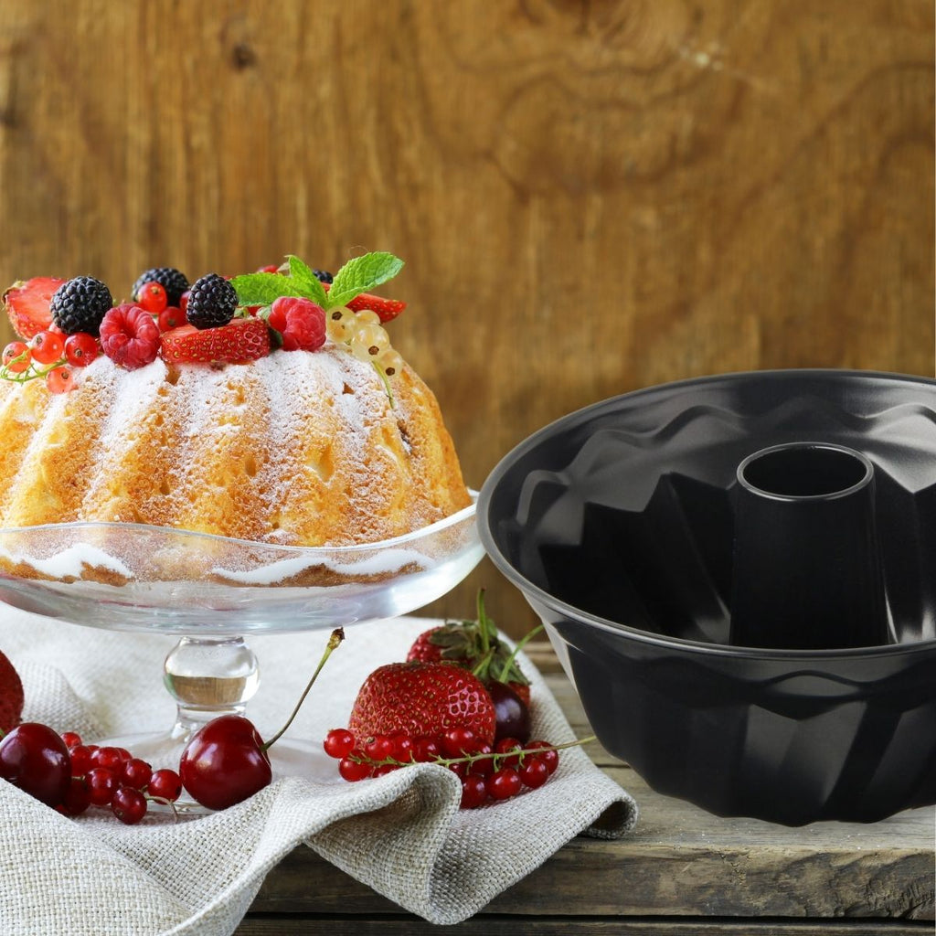 Dr Oetker - Lot De 2 Moules À Gâteaux 22 Cm En Acier Dr Oetker Tradition - Noir