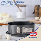 Dr Oetker - Lot De 2 Moules À Gâteaux 18/18 Cm En Acier Dr Oetker Tradition - Noir