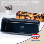 Dr Oetker - Lot De 2 Moules À Gâteaux 35/35 Cm En Acier Dr Oetker Back-Liebe - Bleu