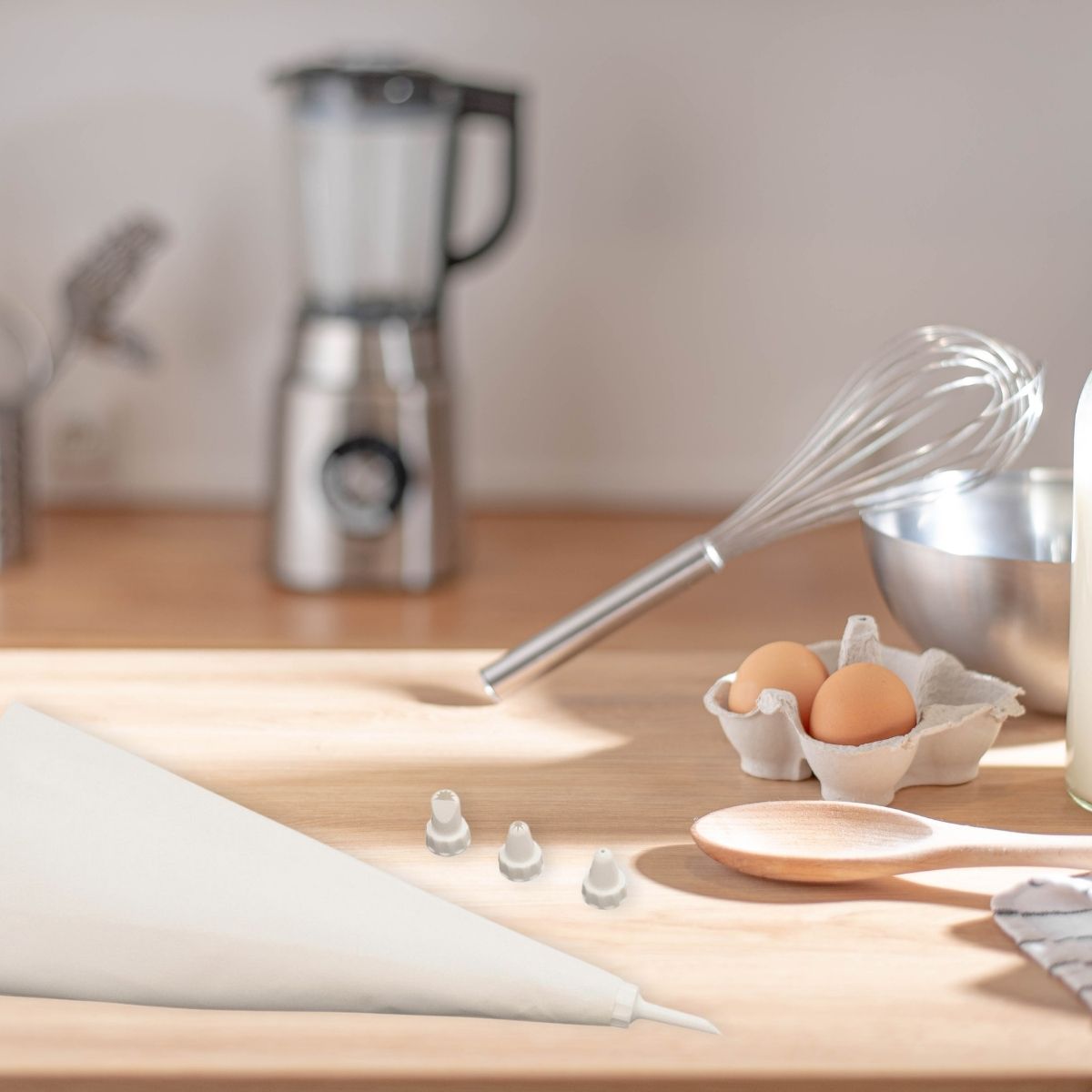 Zenker - Set De 2 Ustensiles De Pâtisserie Poche À Douille Avec Embouts Zenker Smart Pastry - Blanc