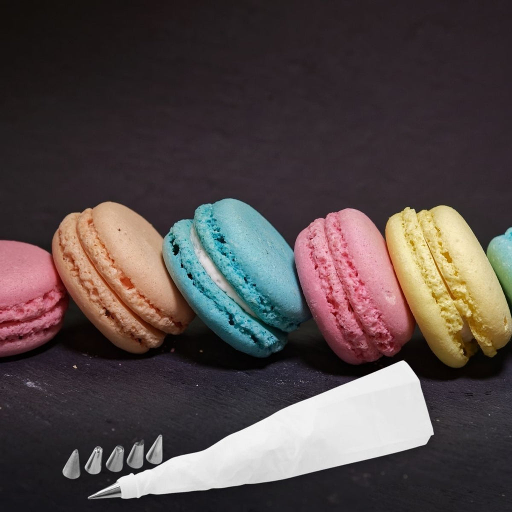 Zenker - Set De 2 Poches À Douille Avec Embouts Zenker Smart Pastry - Blanc|Inox