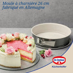 Dr Oetker - Ensemble De 2 Moules À Manqué À Charnière 26 Cm Dr. Oetker Back-Trend - Blanc