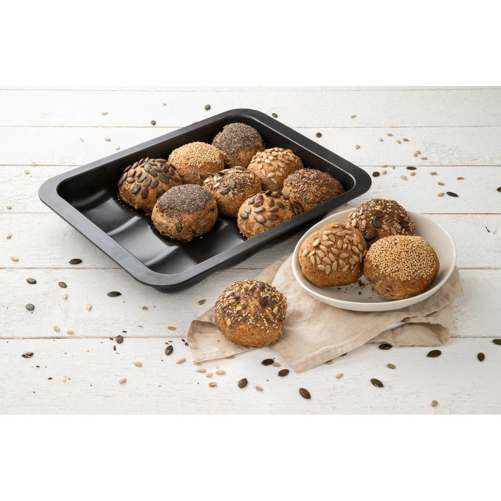 Zenker - Lot De 2 Moules À Gâteaux 36/27/5 Cm En Acier Black Metallic Black Mettallic Zenker Black Mettallic - Noir