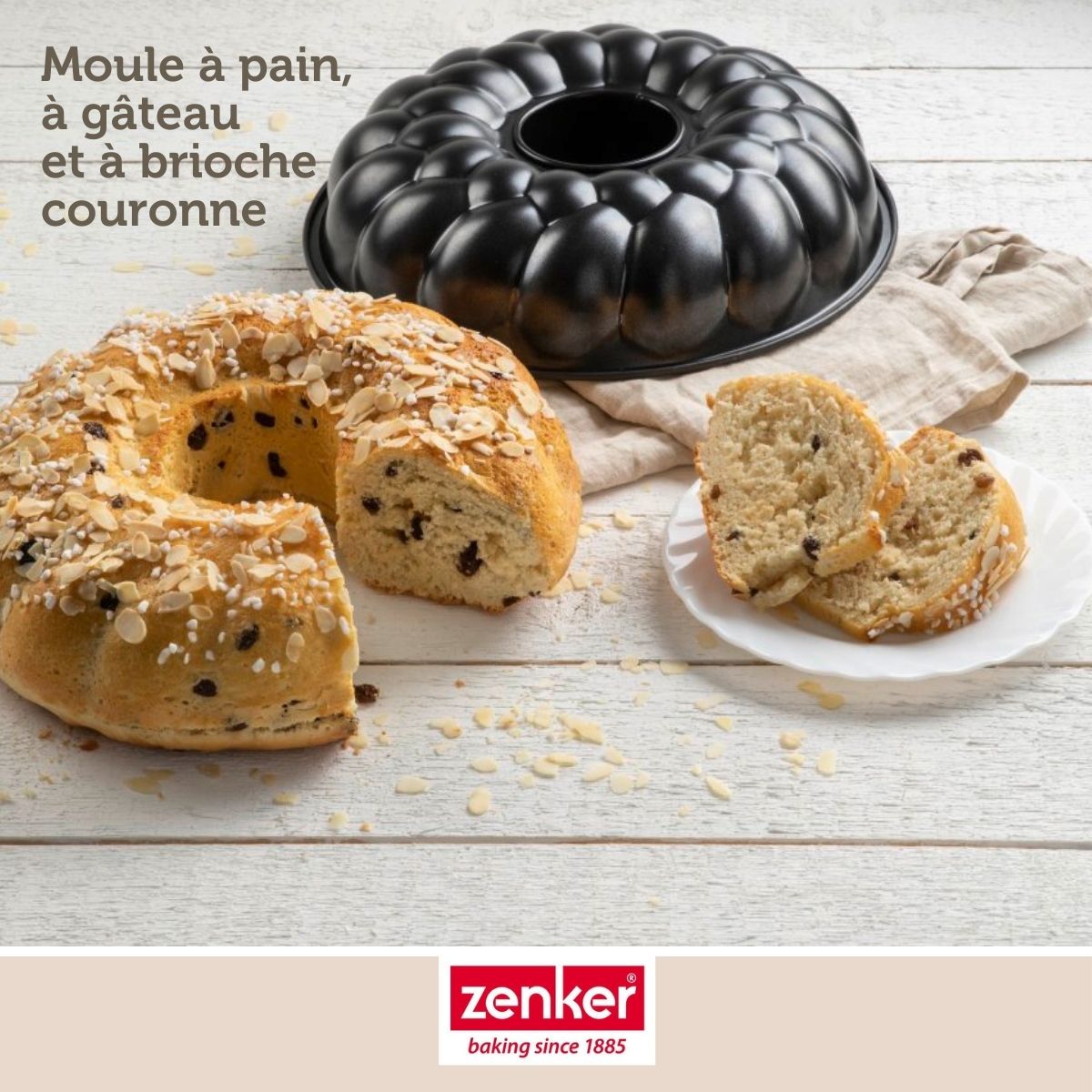 Zenker - Lot De 2 Moules À Gâteaux 32/32 Cm En Acier Black Mettallic Black Mettallic Zenker Black Mettallic - Noir
