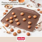 Zenker - Ensemble De 2 Plaques À Pâtisserie Sans Rebords 36 X 33 Cm Zenker Mojave Gold - Or