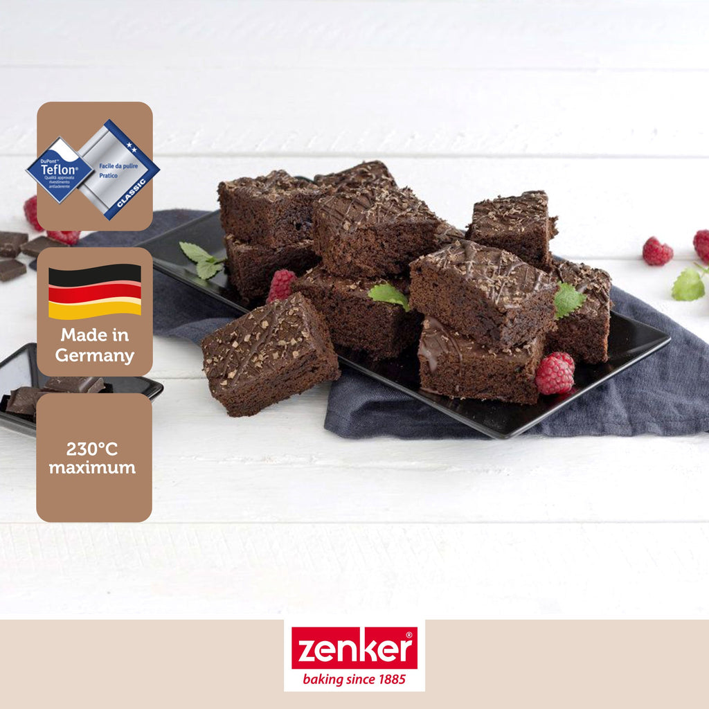 Zenker - Ensemble De 2 Moules À Brownie 27 X 26 Cm Zenker Special Creative - Noir