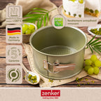 Zenker - Lot De 2 Moules À Gâteaux 18/18 Cm En Acier Zenker Green Vision - Vert