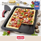 Zenker - Lot De 2 Plaques À Pizza Rectangulaires 42/29/2,5 Cm En Acier Spécial Crountries Spécial Crountries Zenker Spécial Crountries - Noir