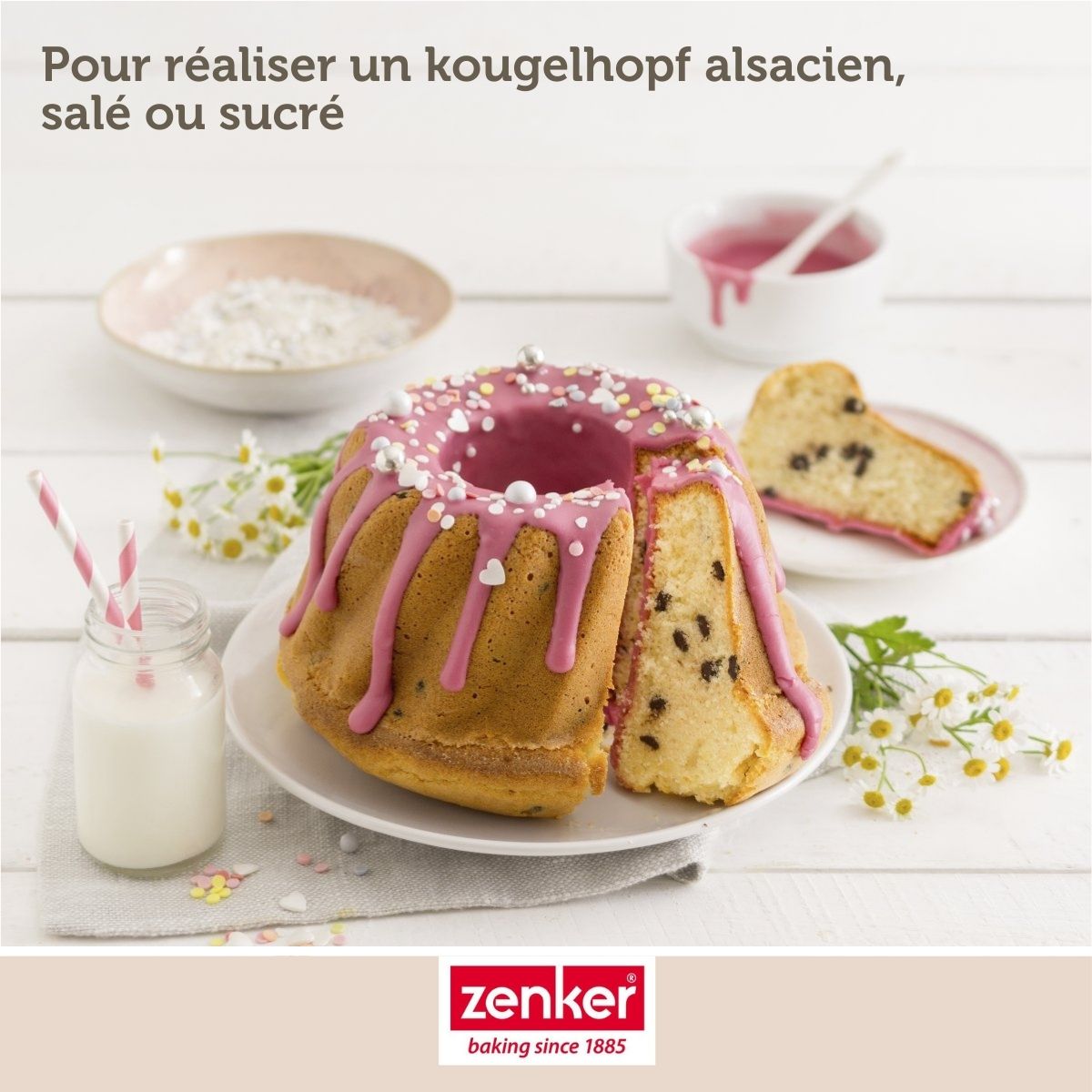 Zenker - Lot De 2 Moules À Kouglof 18/18 Cm En Acier Spécial Mini Spécial Mini Zenker Spécial Mini - Noir