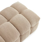 Pouf Moody - Tissu Lin Beige
