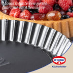 Dr Oetker - Moule À Tarte Renversée 22 Cm Dr.Oetker Tradition - Noir