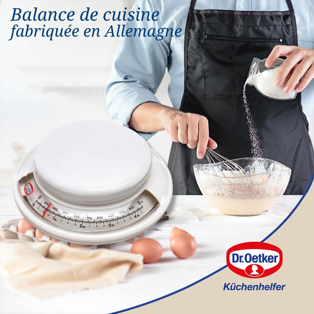 Dr Oetker - Balance De Cuisine Sans Pile 2 Kg Dr. Oetker Baker Edition - Blanc