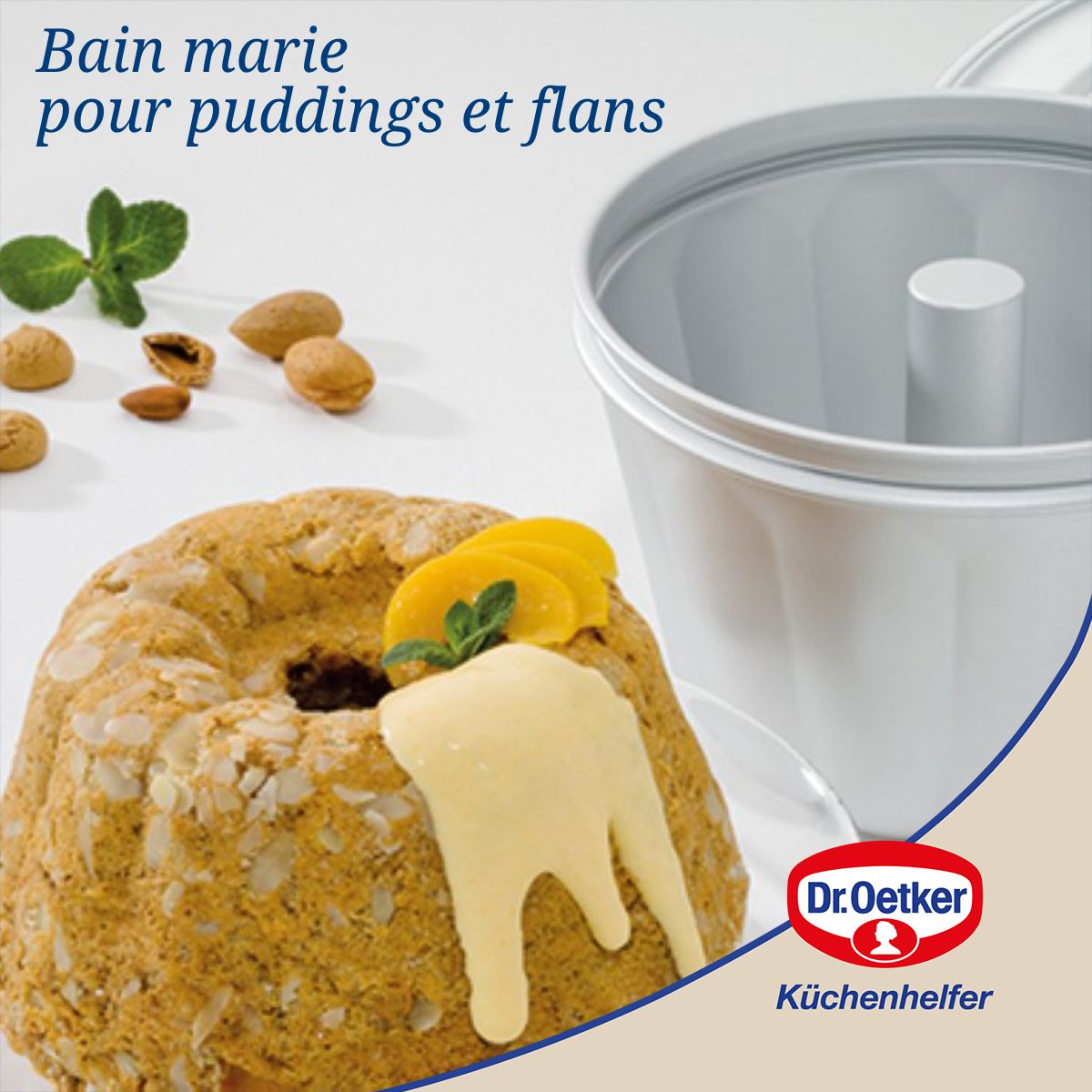 Dr Oetker - Moule À Bain Marie 21 X 14 X 15 Cm Dr. Oetker Classics - Gris
