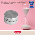 Zenker - Minuteur De Cuisine Magnétique 1H En Acier Zenker Smart Pastry - Gris