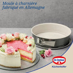 Dr Oetker - Lot De 2 Moules À Gâteaux 28/28 Cm En Acier Dr Oetker Back-Trend - Blanc