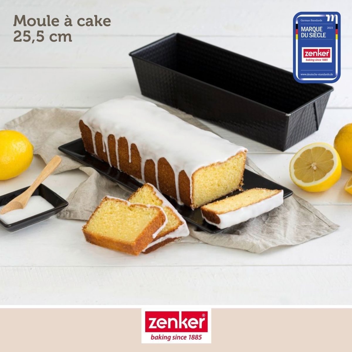 Zenker - Moule À Cake 25,5 Cm Zenker Black Metallic - Noir