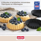 Zenker - Lot De 6 Moules À Tartelettes 10 Cm Zenker Black Metallic - Noir