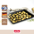 Zenker - Plaque À Pizza Rectangulaire Perforée Extensible 37 À 52 X 33 Cm Zenker Black Metallic - Noir