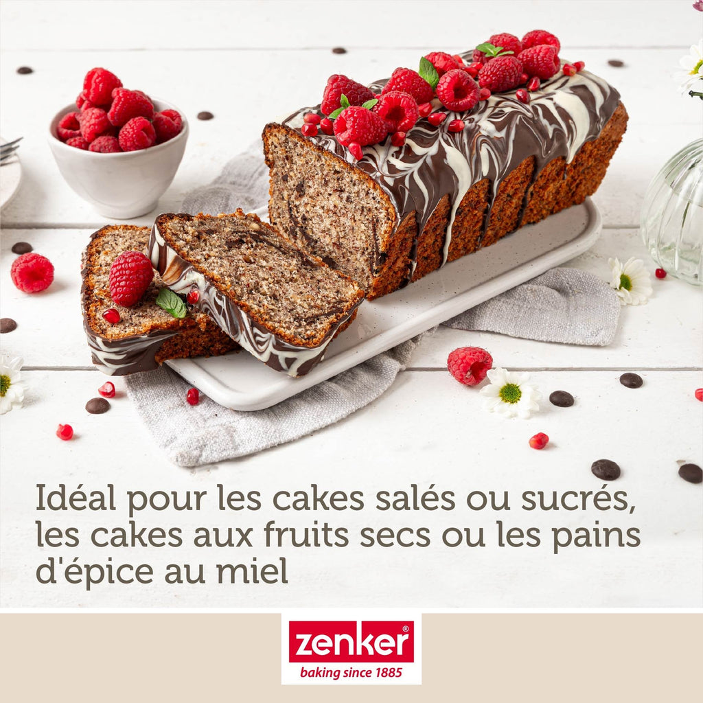 Zenker - Moule À Cake 35 X 11,5 X 7 Cm Zenker Perfectback+ - Noir