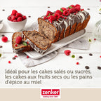 Zenker - Moule À Cake 35 X 11,5 X 7 Cm Zenker Perfectback+ - Noir