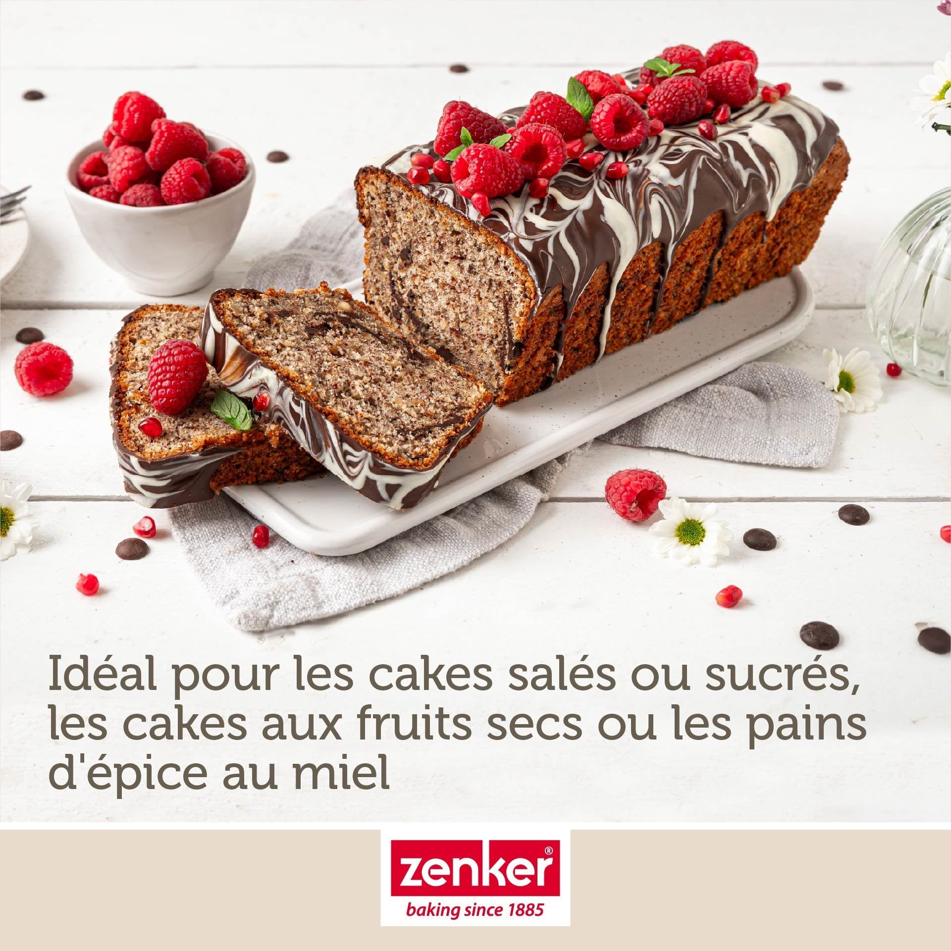 Zenker - Moule À Cake 35 X 11,5 X 7 Cm Zenker Perfectback+ - Noir