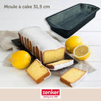 Zenker - Moule À Cake 31,5 Cm Zenker Silicone Fibre De Verre - Noir|Gris