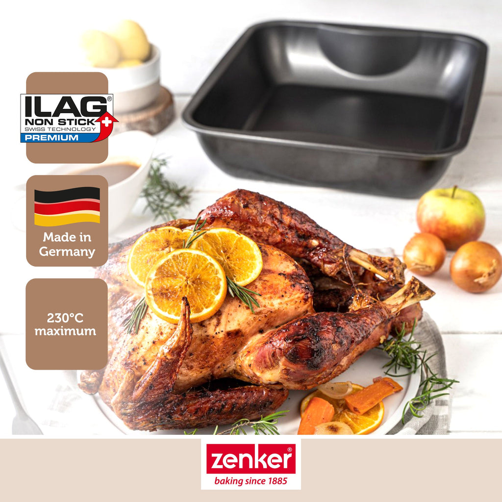 Zenker - Plat À Four Xxl Rectangle 40 X 34 Cm Zenker Spécial Cooking - Noir