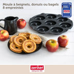 Zenker - Moule Pour 8 Beignets Au Four 33 Zenker Black Metallic - Noir