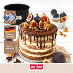 Zenker - Moule À Panettone À Charnière 18 Cm Zenker Spécial Countries - Noir