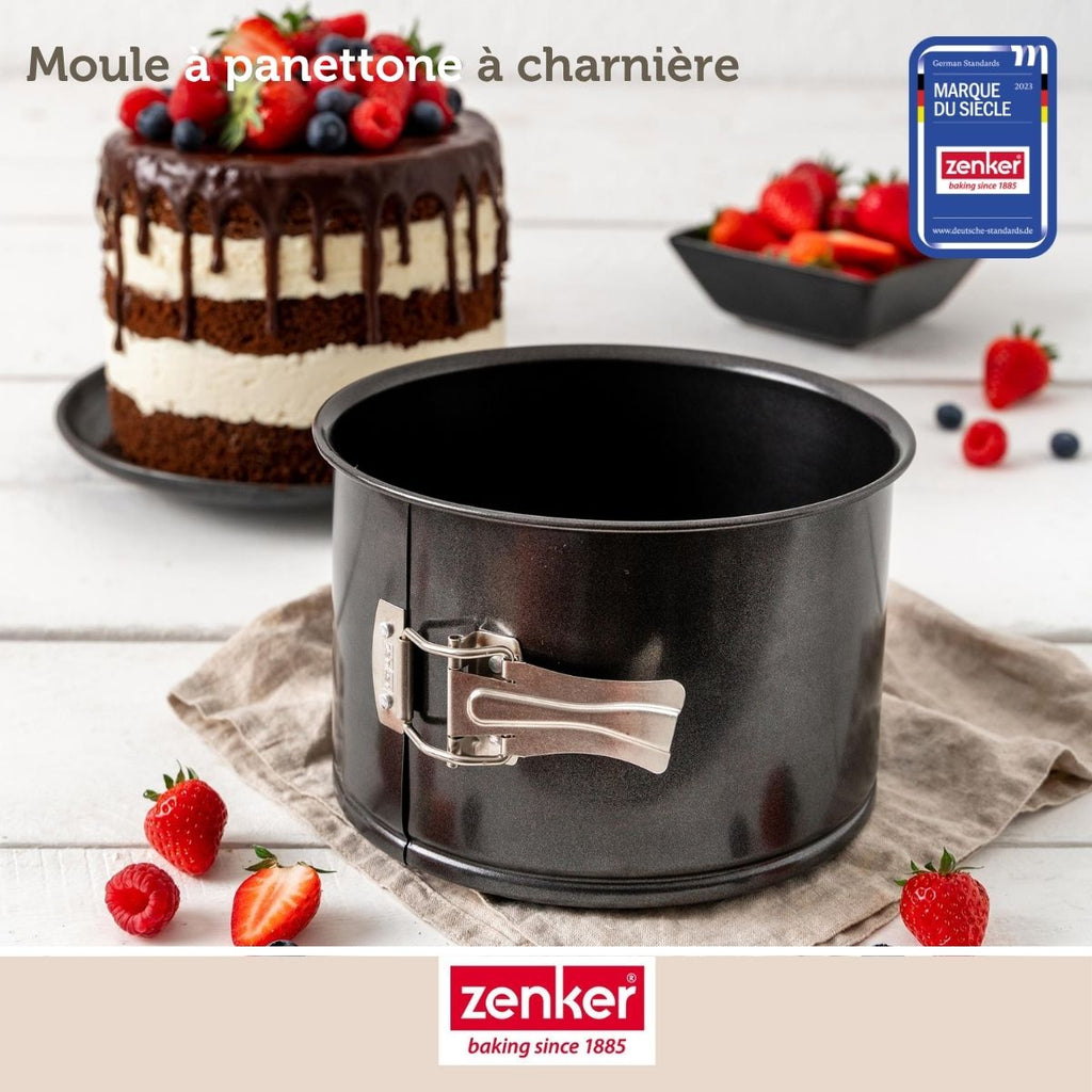 Zenker - Moule À Panettone À Charnière 18 Cm Zenker Black Metallic - Noir