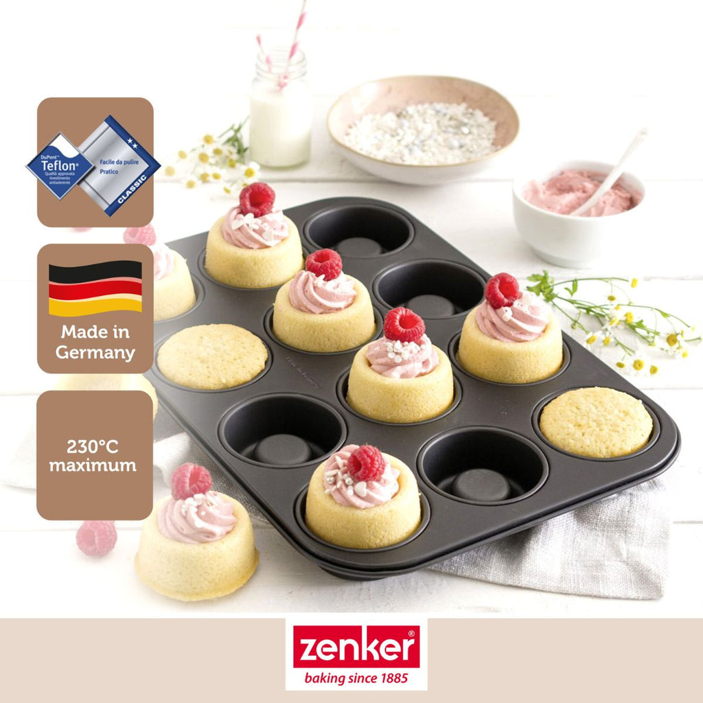 Zenker - Set De 4 Ustensiles De Pâtisserie Moule À Gâteaux Bols Et Spatule Spécial Créative Spécial Créative Zenker Spécial Créative - Noir