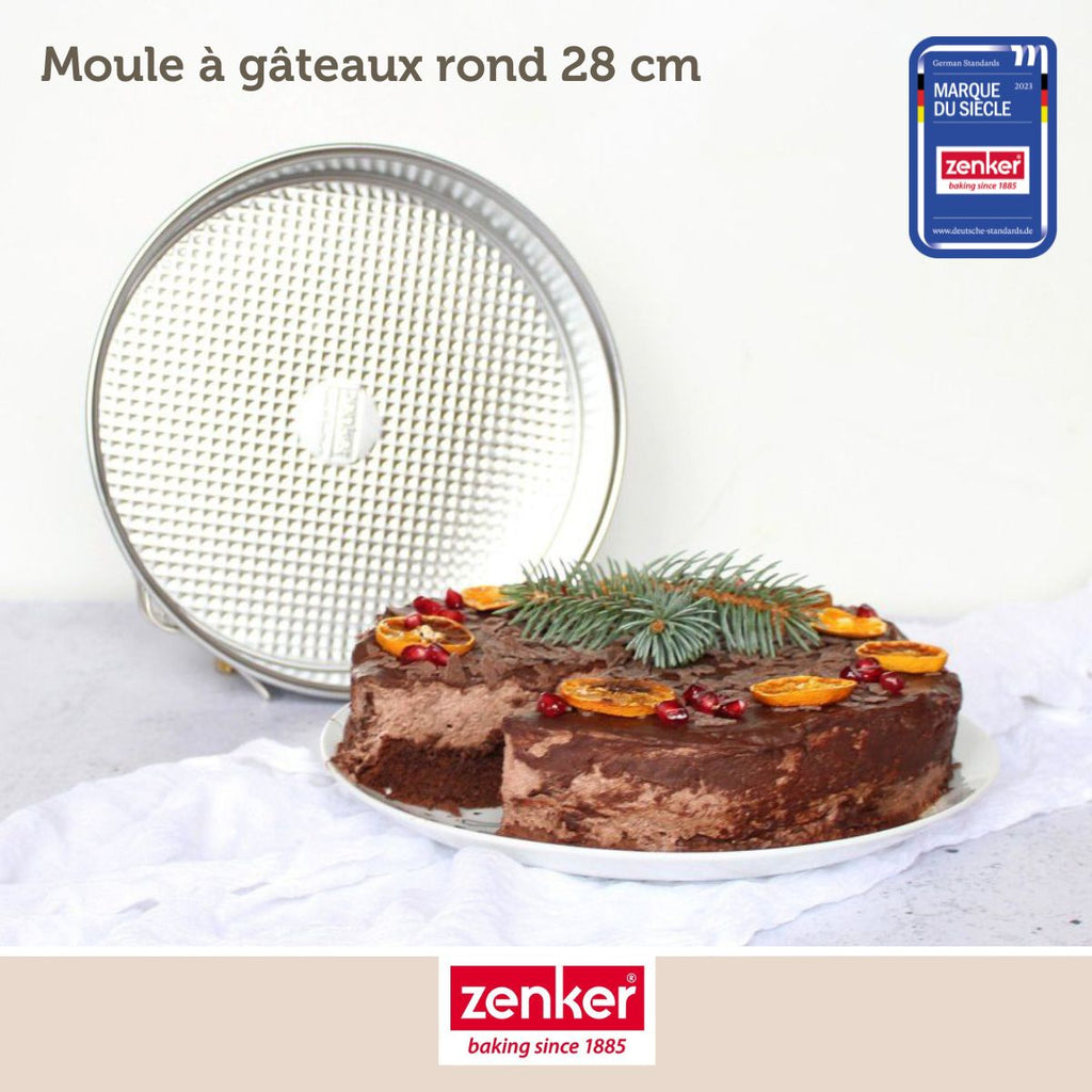 Zenker - Set De 5 Ustensiles De Pâtisserie Moule À Gâteaux 2 Bols Spatule Pâtisserie Et Verre Doseur Zenker Silver - Gris