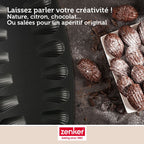 Zenker - Set De 5 Ustensiles De Pâtisserie Moule À Gâteaux 2 Bols Spatule Pâtisserie Et Verre Doseur Spécial Crountries Spécial Crountries Zenker Spécial Crountries - Noir