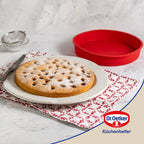Dr Oetker - Deux Moules À Manqué En Silicone De 26 Cm Dr. Oetker Flexxibel Love - Rouge
