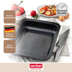 Zenker - Lot De 2 Plats À Four Rectangulaires 40 X 34 Cm Et 33 X 25 Cm Zenker Special Cooking - Noir
