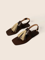 Chaussures Plates Glam Summer  - Brown