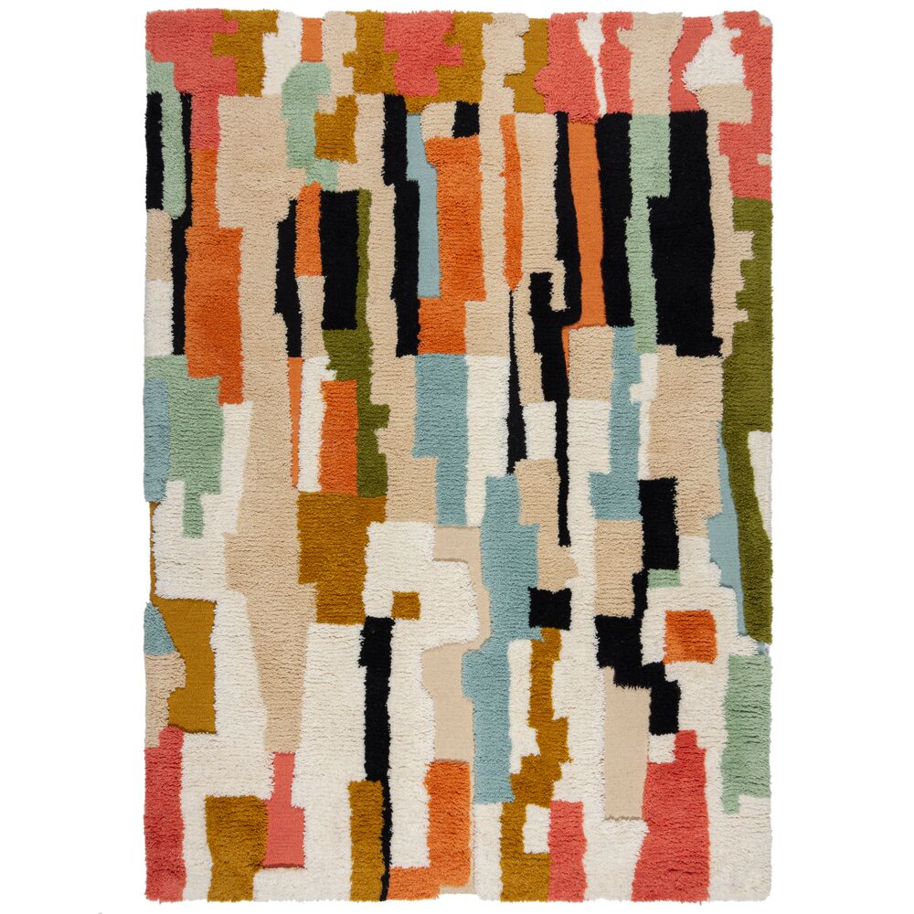 Zagora Geo - Tapis En Laine Shaggy