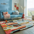 Zagora Geo - Tapis En Laine Shaggy