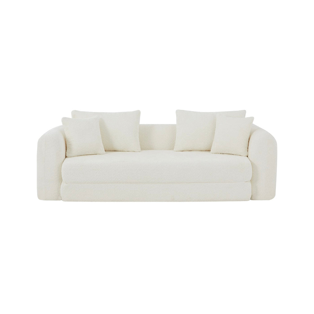 Morpheo - Canapé Droit 3 Places - Tissu Beige