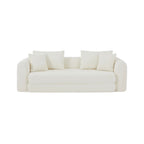 Morpheo - Canapé Droit 3 Places - Tissu Beige