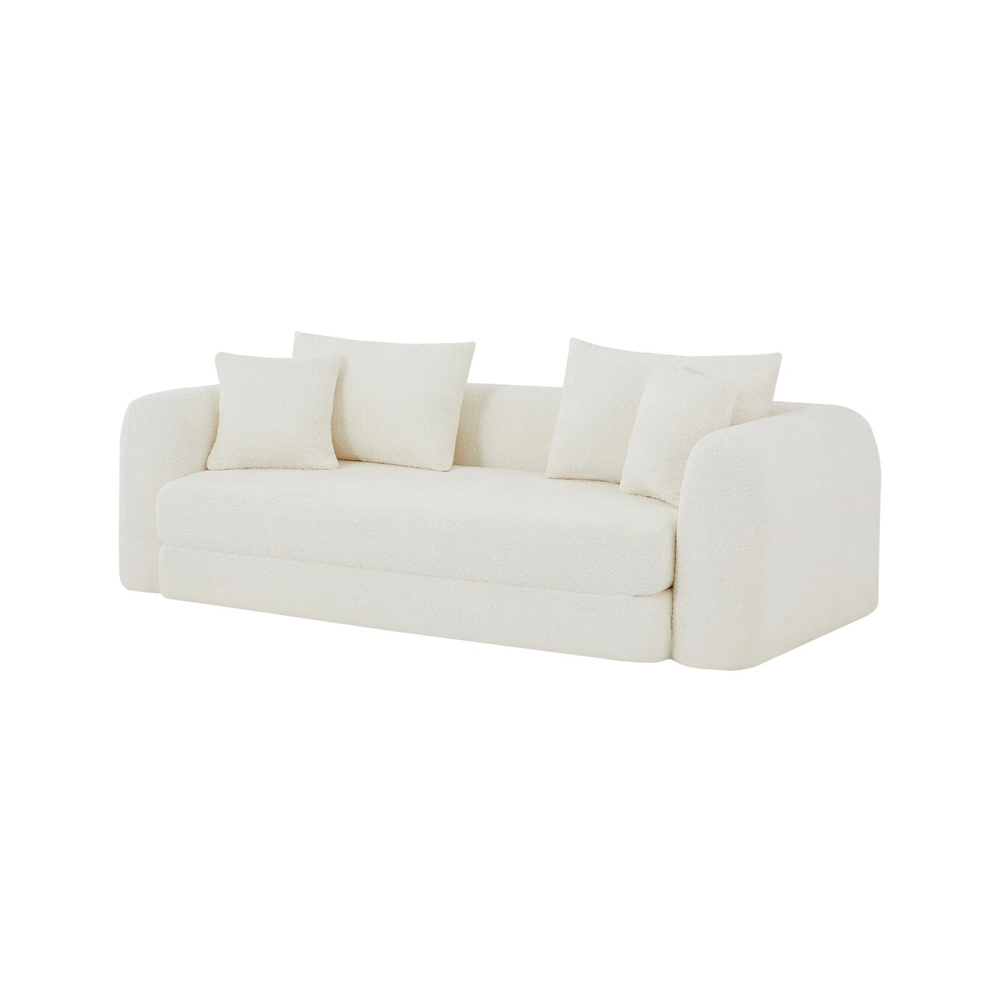 Morpheo - Canapé Droit 3 Places - Tissu Beige
