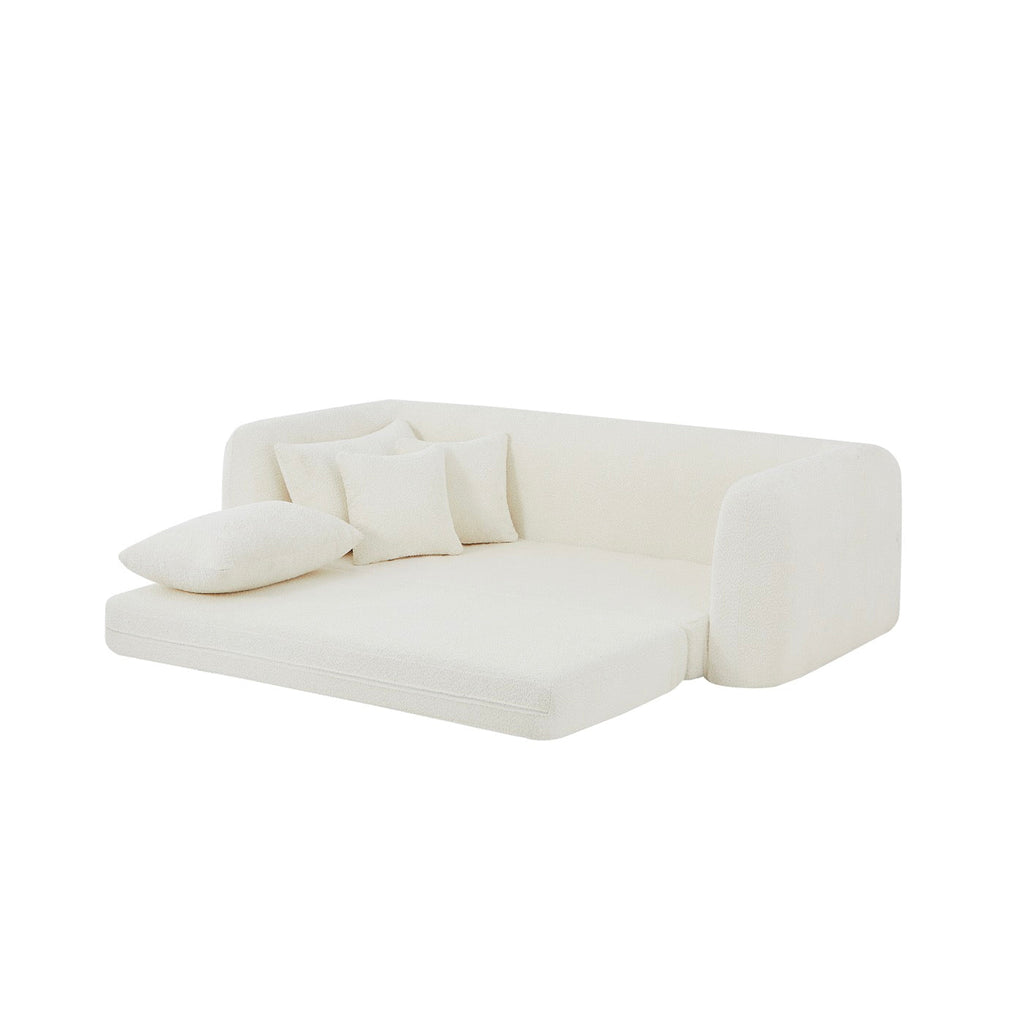 Morpheo - Canapé Droit 3 Places - Tissu Beige