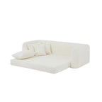 Morpheo - Canapé Droit 3 Places - Tissu Beige